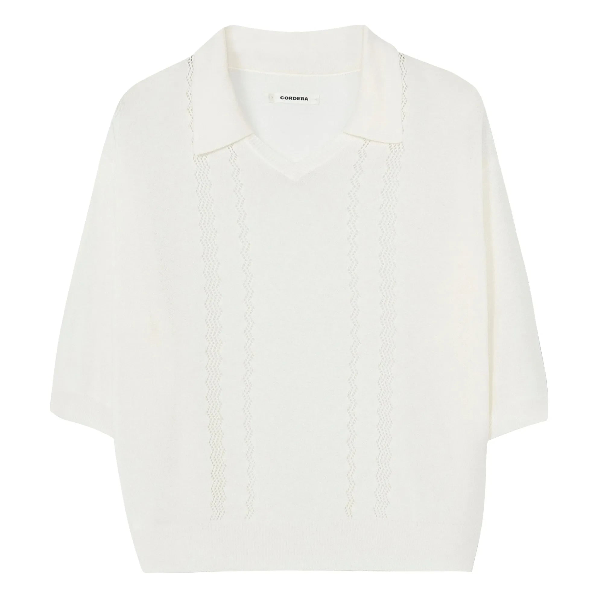 Cordera - Knit Polo | Weiß
