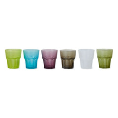 HKliving - Mineralgläser - 6er Set | Mehrfarbig