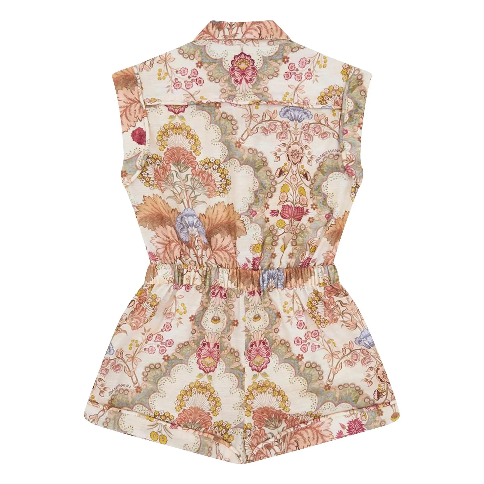 Zimmermann - Tagesshorts Overall Blumig | Creme