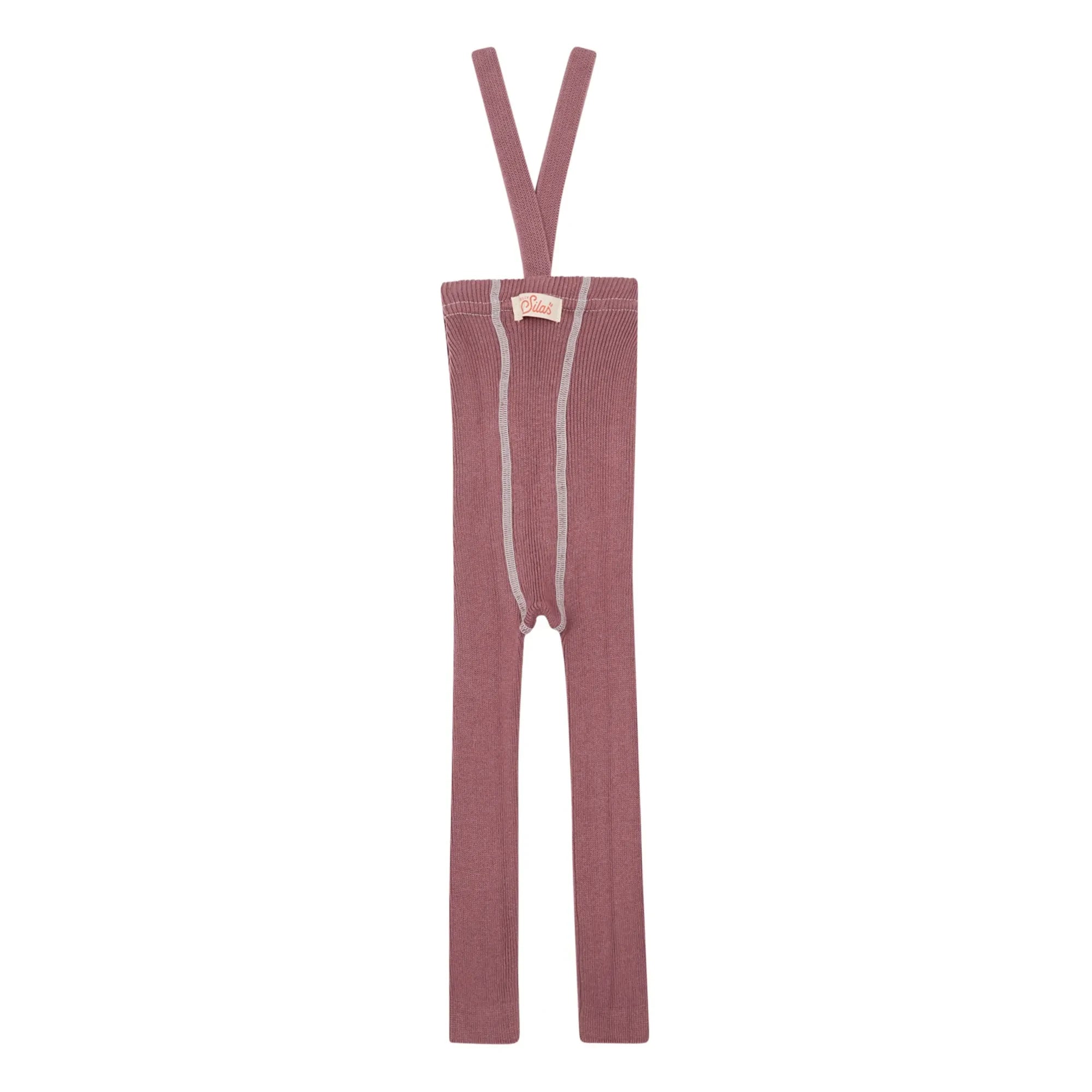 Silly Silas - Bio-Baumwoll-Strumpfhose mit Trägern | Staubrosa