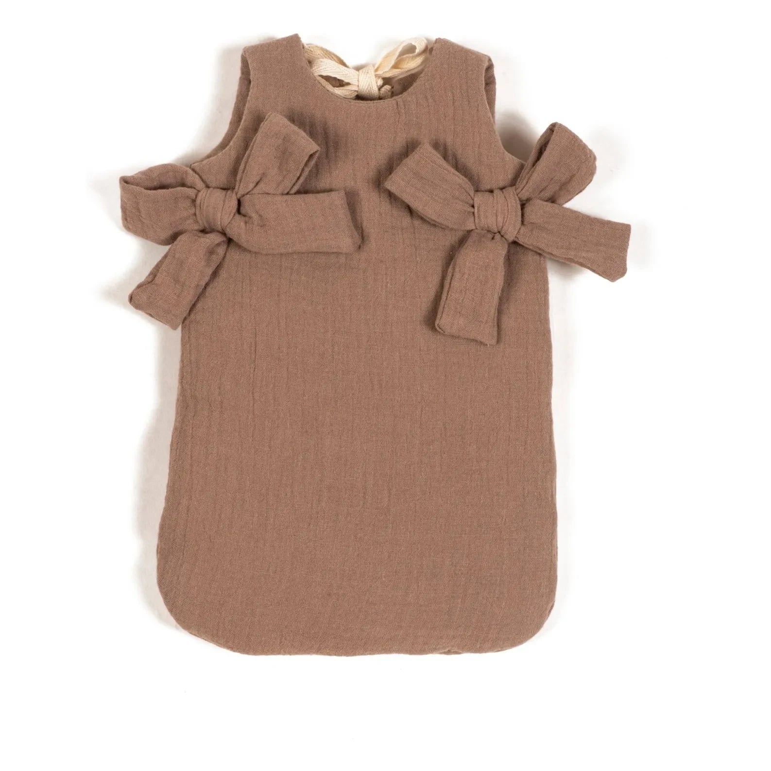 Minikane - Schlafsack für Puppen aus Baumwollgaze | Mocha