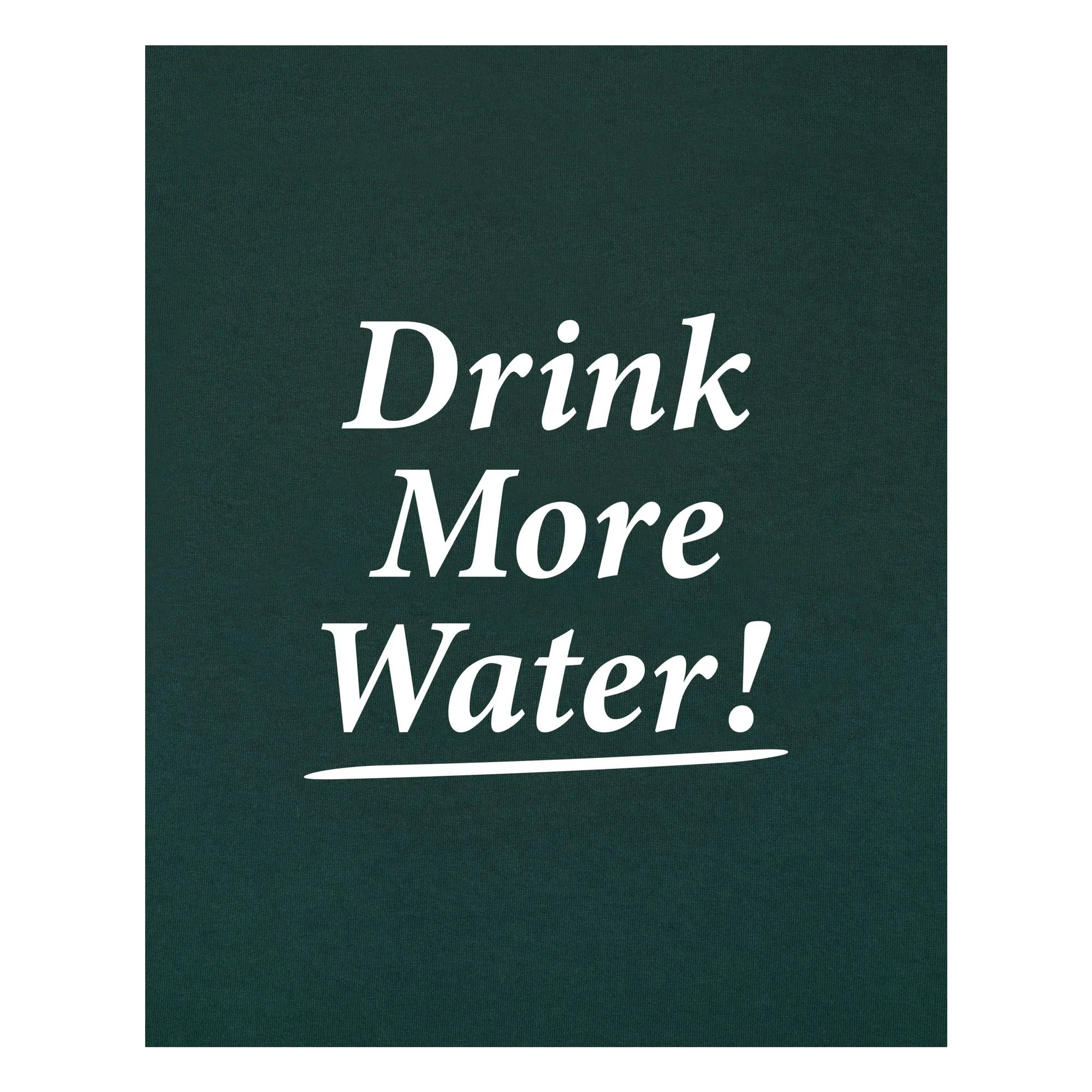 Sporty & Rich - Schwitzen Sie mehr Trinken Sie mehr Wasser | Dunkelgrün