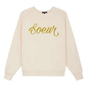 Soeur - Thibault Bio-Baumwoll-Sweatshirt | Ecru