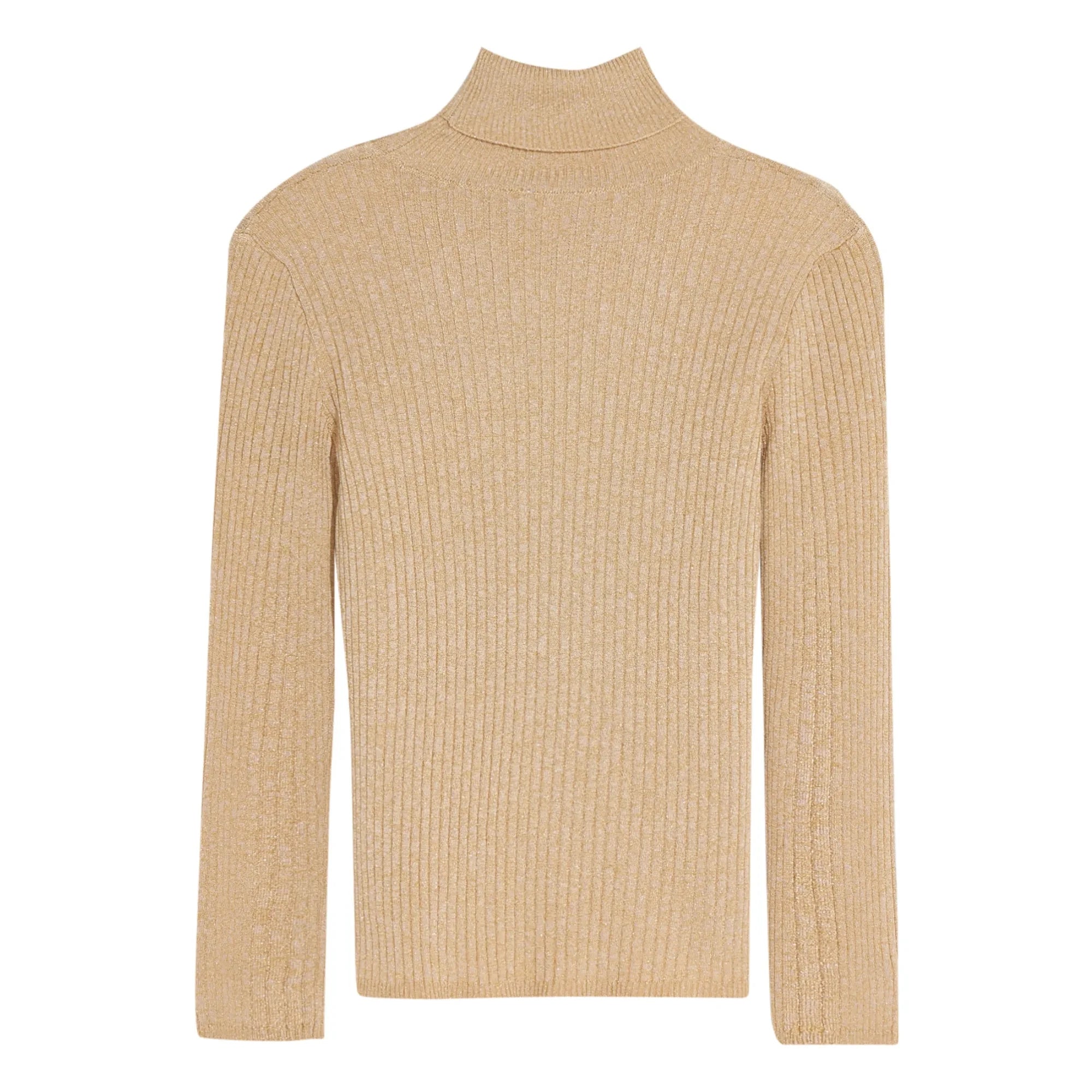 Bellerose - Anolux Lurex Rollkragen | Sand