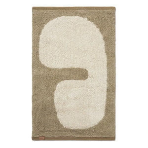 Ferm Living - Lay Badteppich | Taupebraun