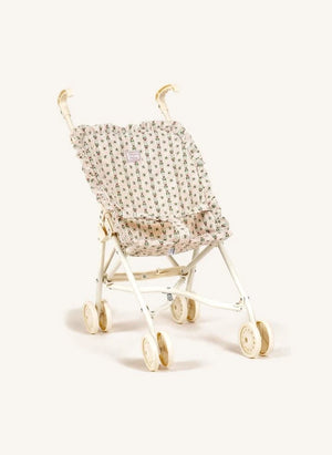 Minikane - Pommette İtmeli Tekerlekli Bebek Arabası, Editions Aimable x Minikane | Pommette Poplin