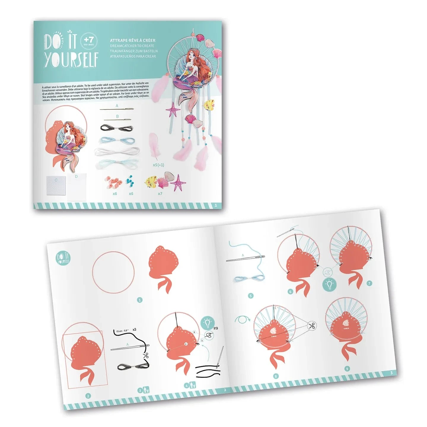 Djeco - DIY Kit - Tatlı Denizkızı Düş Kapanı