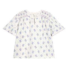 Louise Misha - Bluse Feliza Fleurie | Creme