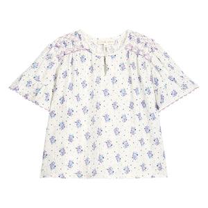 Louise Misha - Bluse Feliza Fleurie | Creme