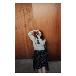 Emile et Ida - Carl Sigle Bio-Baumwolle Sweatshirt | Heather Grey
