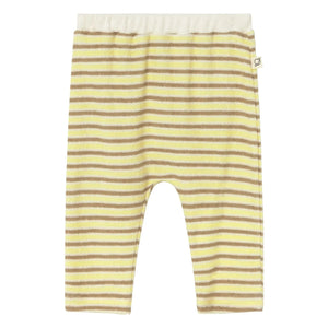 Cozmo - Jasper Gestreifte Terry Leggings | Gelb