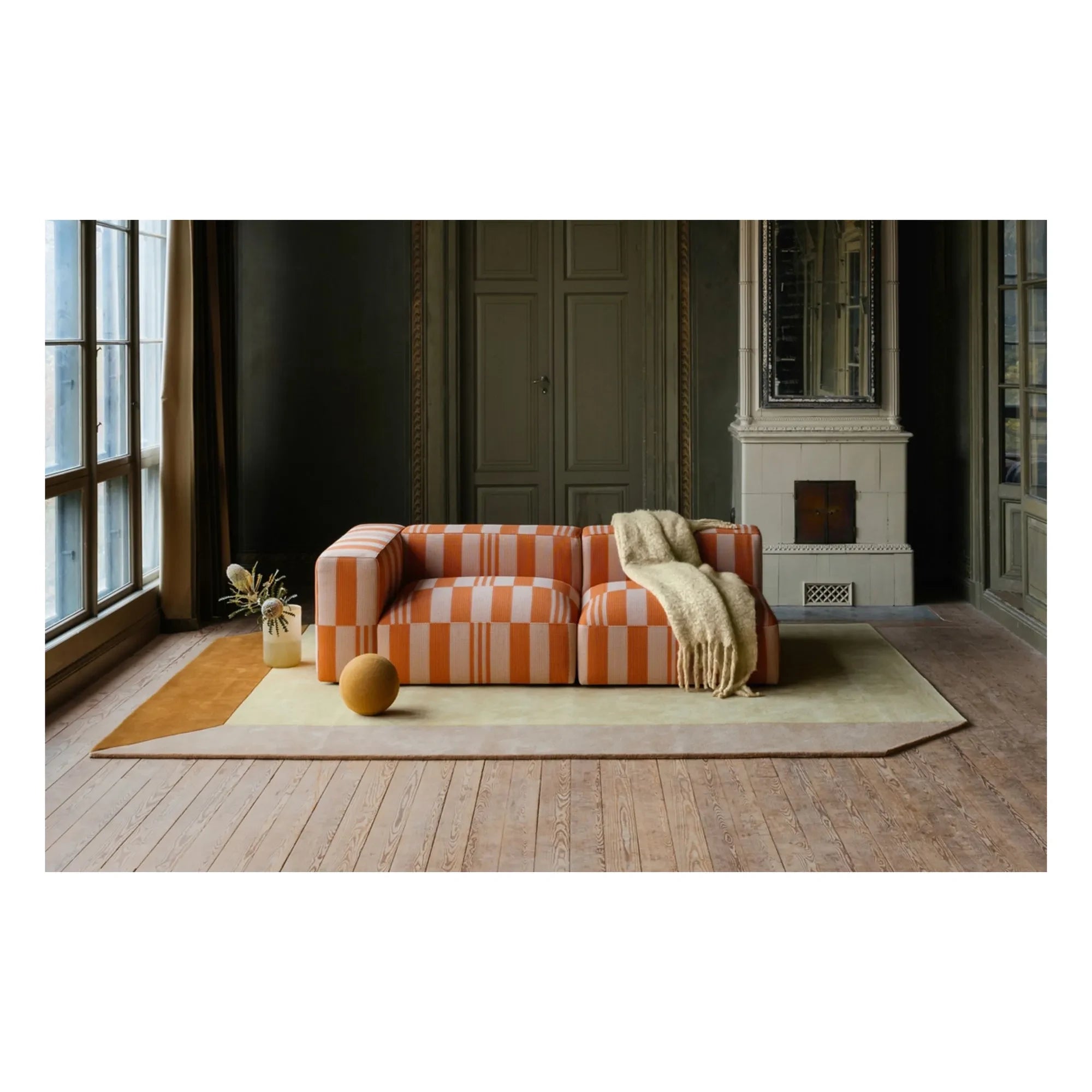 Layered - Wollteppich Teklan Box, Tekla Evelina Severin | Gelb