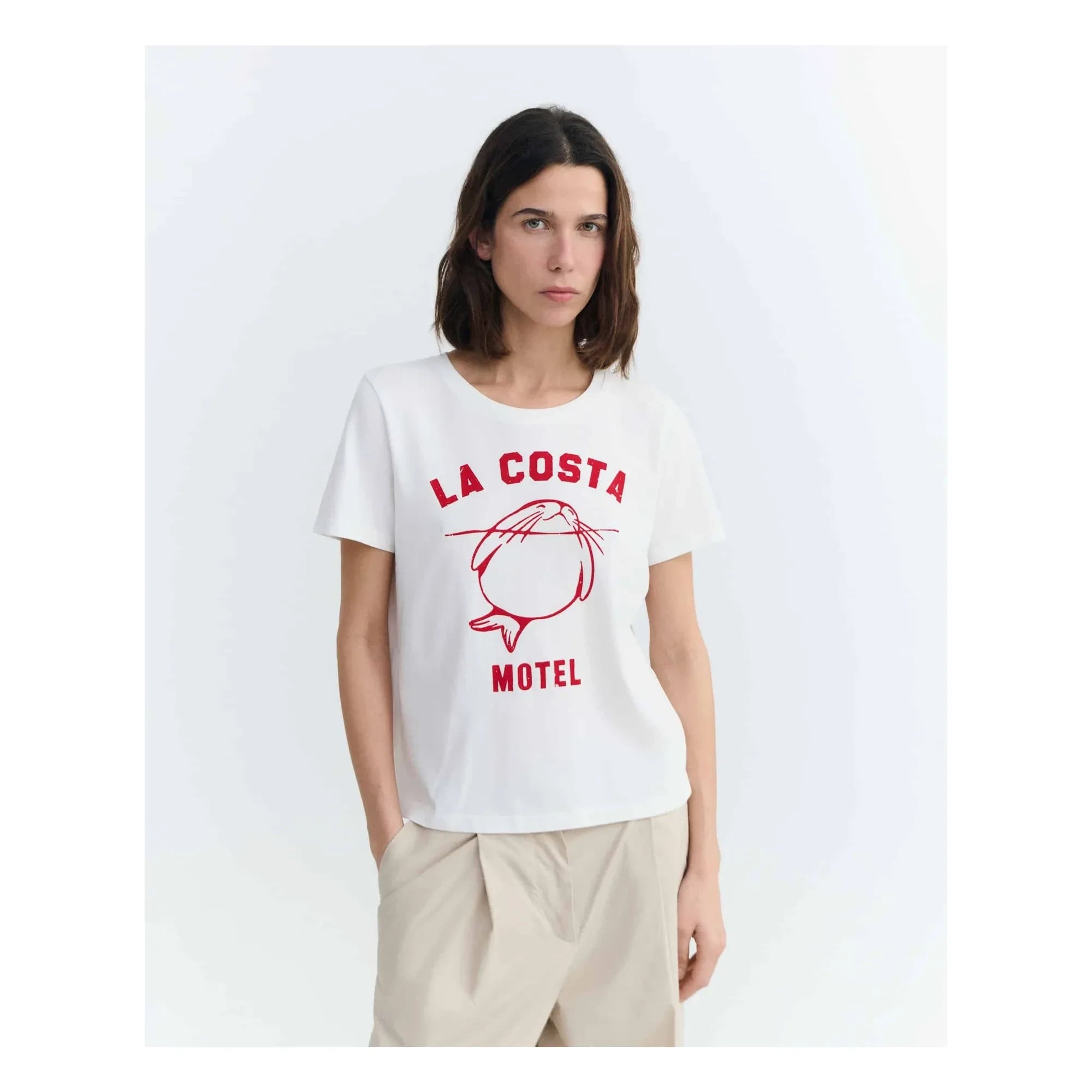 Thinking Mu - Ida T-Shirt aus Bio-Baumwolle | Weiß