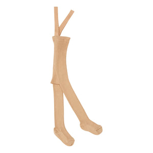 Silly Silas - Trägerstrumpfhose aus Bio-Baumwolle | Frosted brown