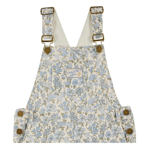Emile et Ida - Latzhose mit Blumenmuster | Creme