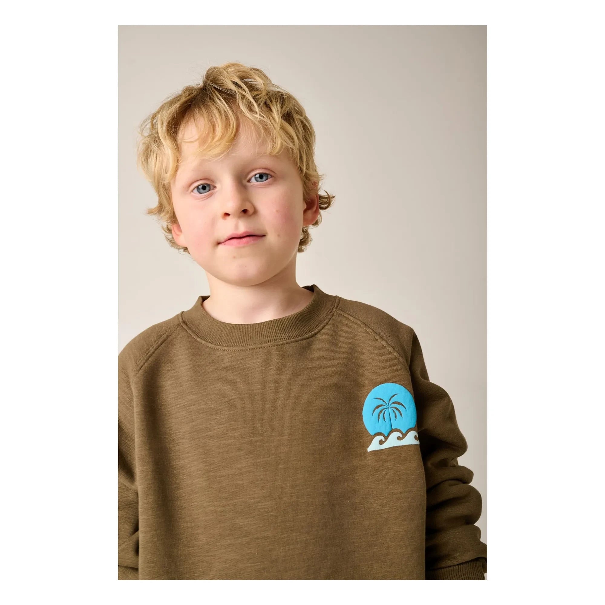 Tumble N'Dry – High Tide Sweatshirt aus Bio-Baumwolle | Khakibraun