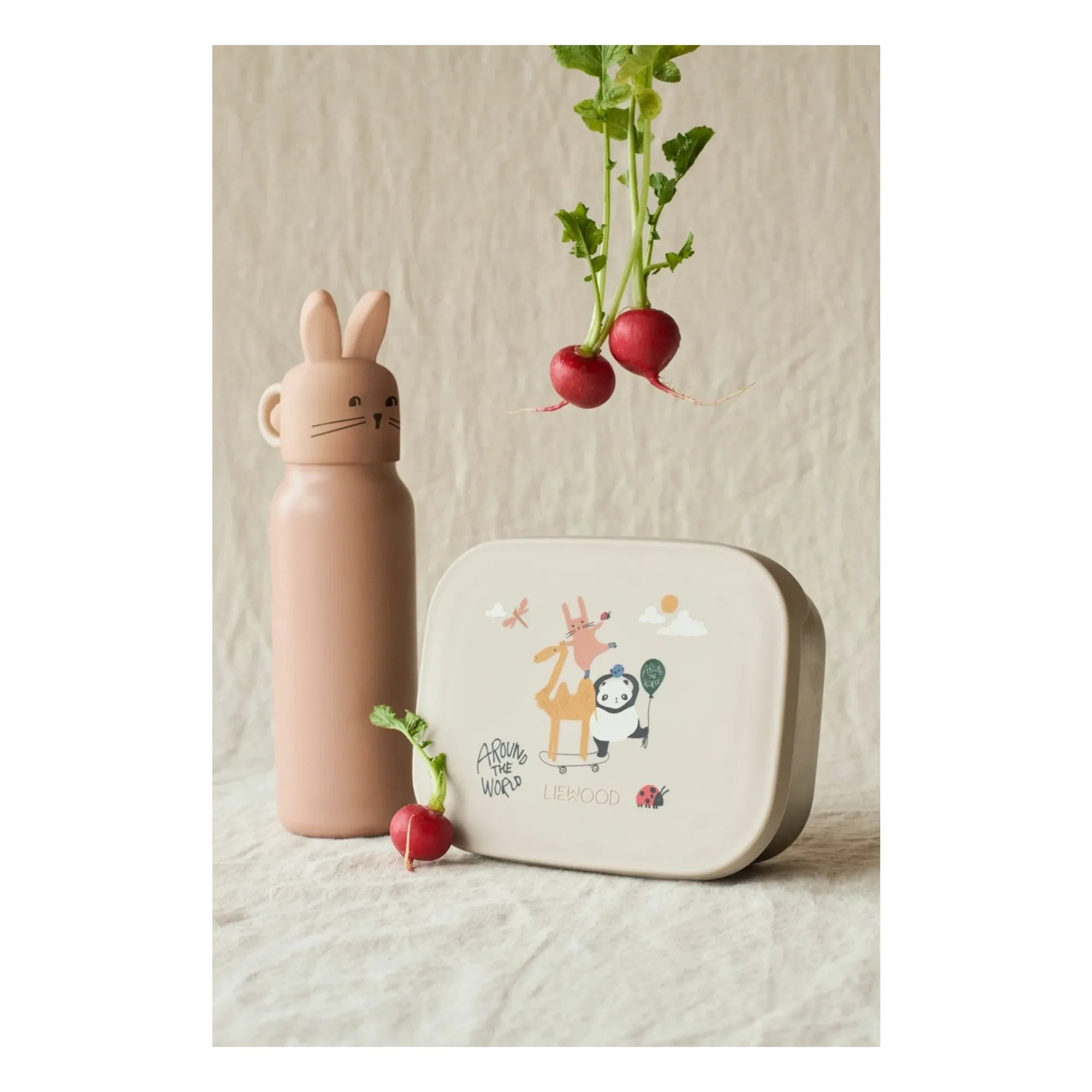 Liewood - Lunch-Box Arthur | Weltreise/Sand