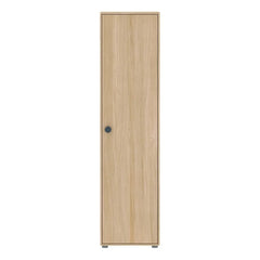 Flexa - Popsicle Hoher Kleiderschrank mit einer Tür | Blau