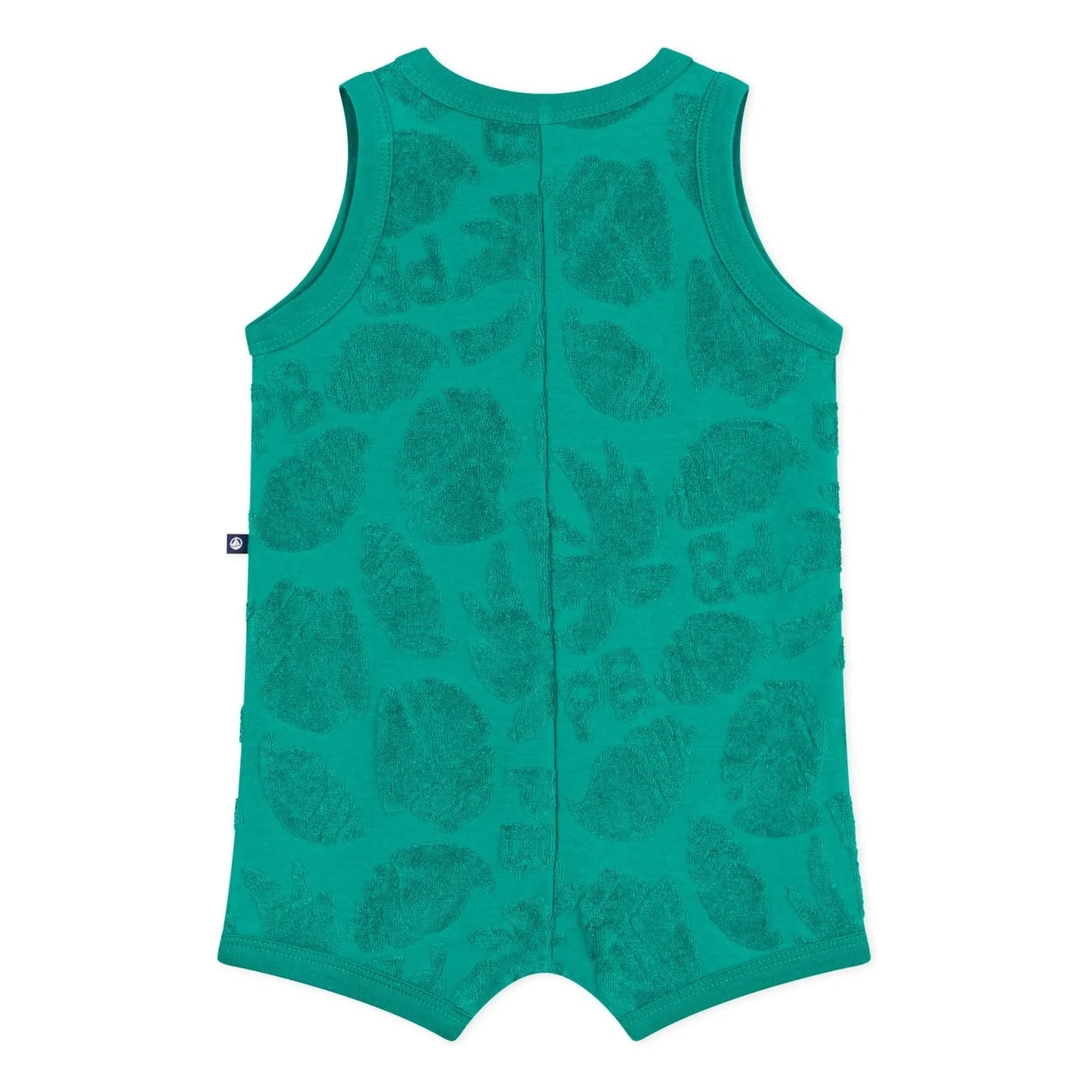 Petit Bateau - Strampler mit Palmenprint aus Bio-Baumwolle | Grün