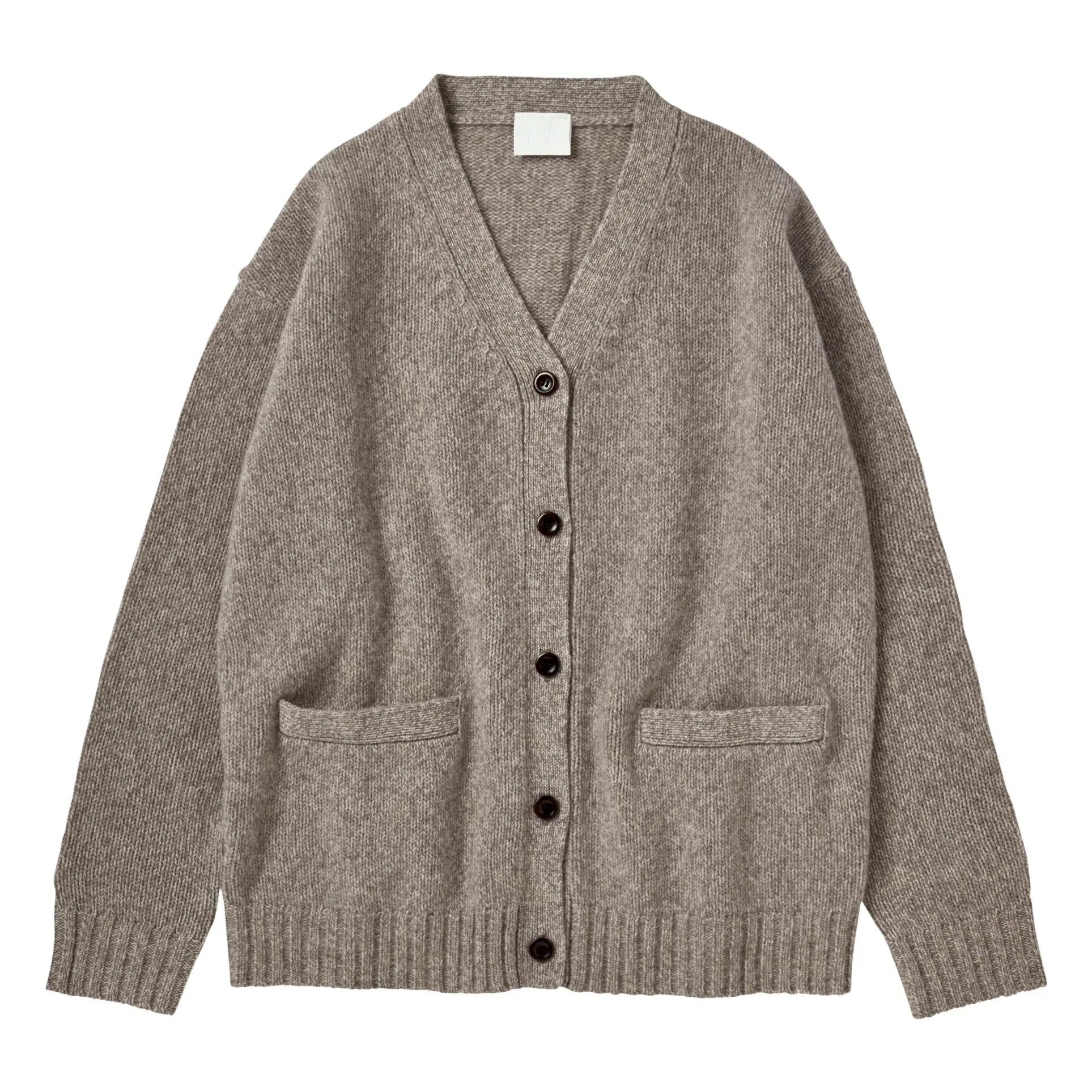 FUB - Kadın Koleksiyonu Lambswool Hırka | Heather bej