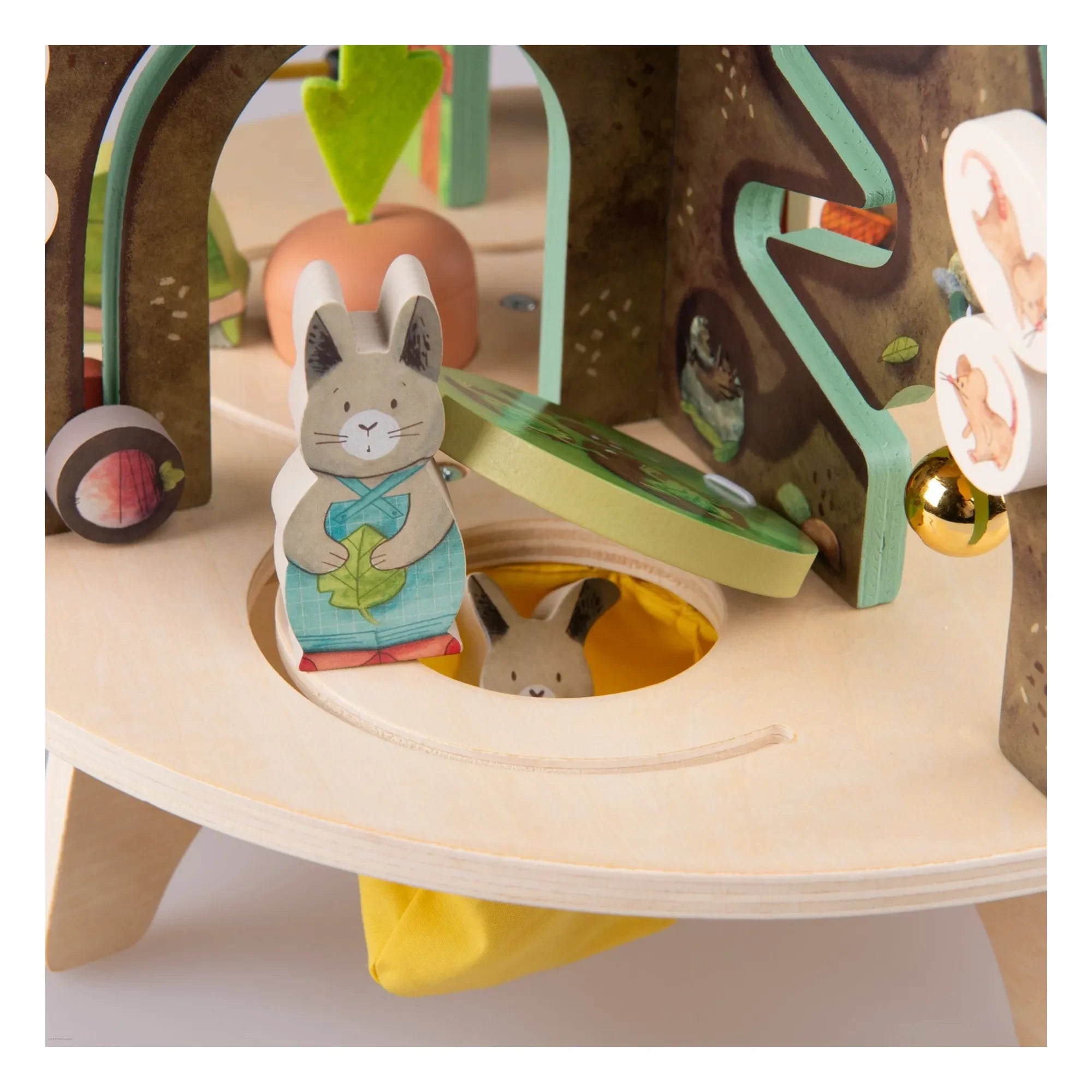Moulin Roty - Multifunktionaler Garten - Drei kleine Hasen