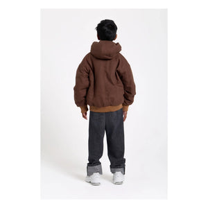 Hundred Pieces - Matte Kapuzenjacke | Braun