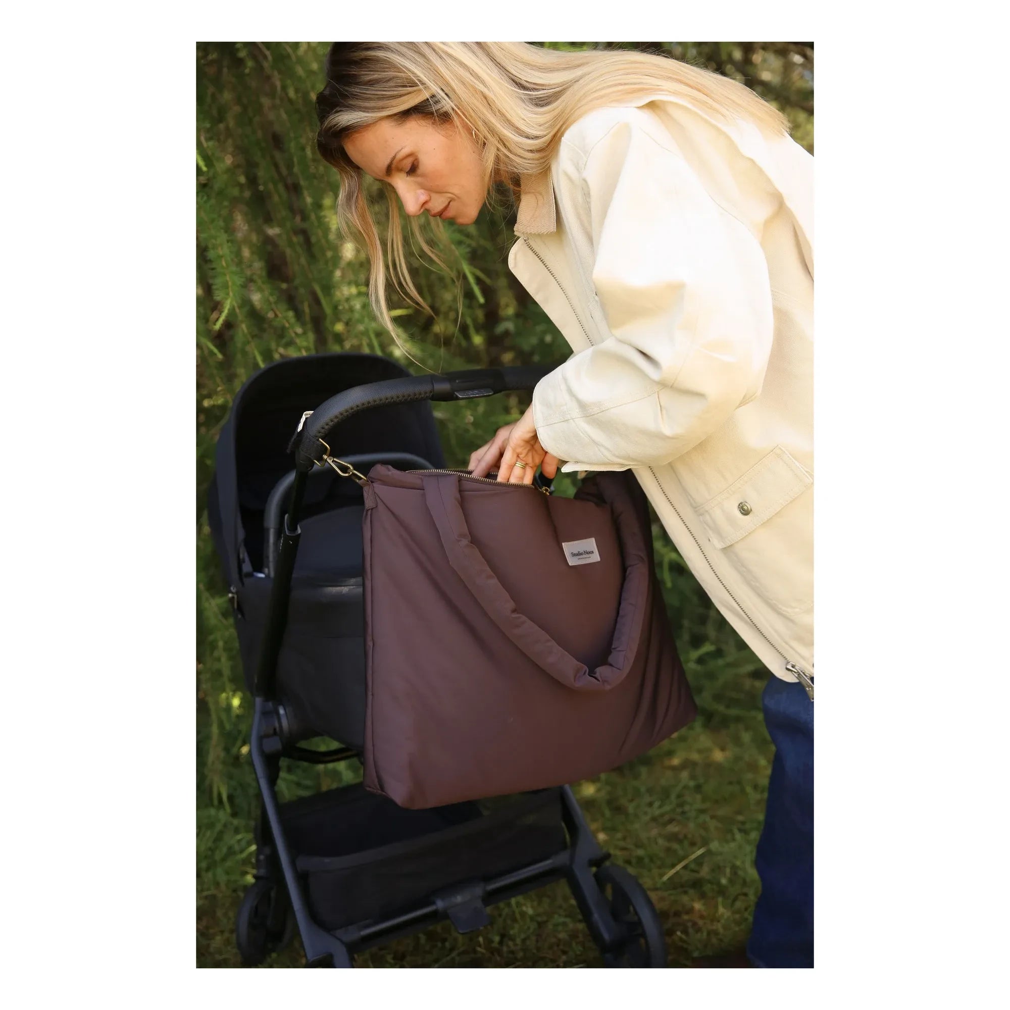 Studio Noos - Aufblasbare Wickeltasche | Braun