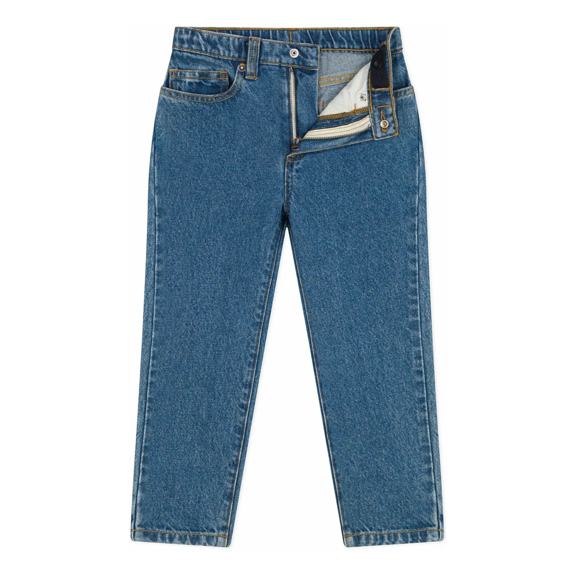 Petit Bateau - Gerade Jeanshose aus Bio-Baumwoll-Denim | Jeansblau