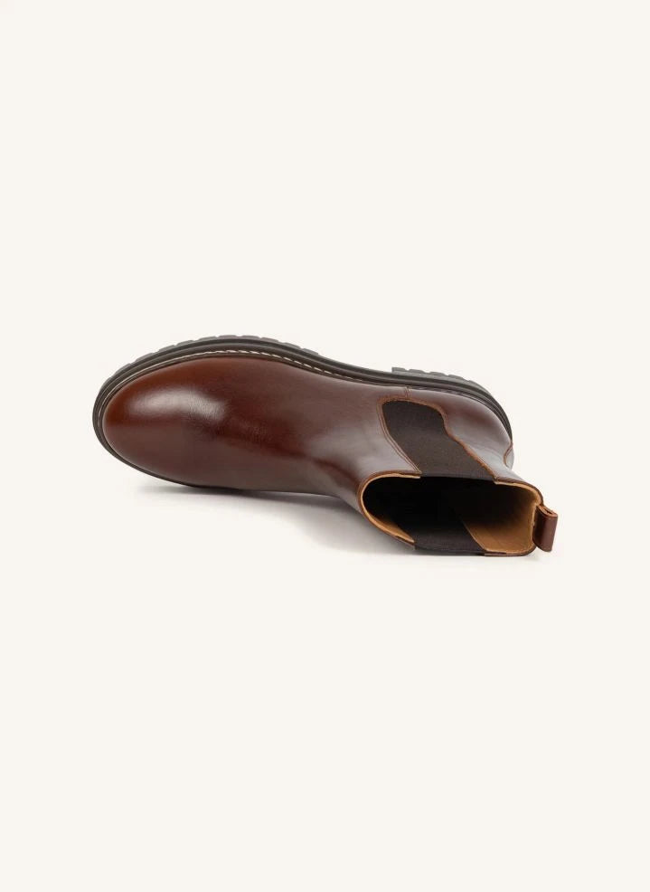 Bobbies - Clover Lederstiefel | Amber