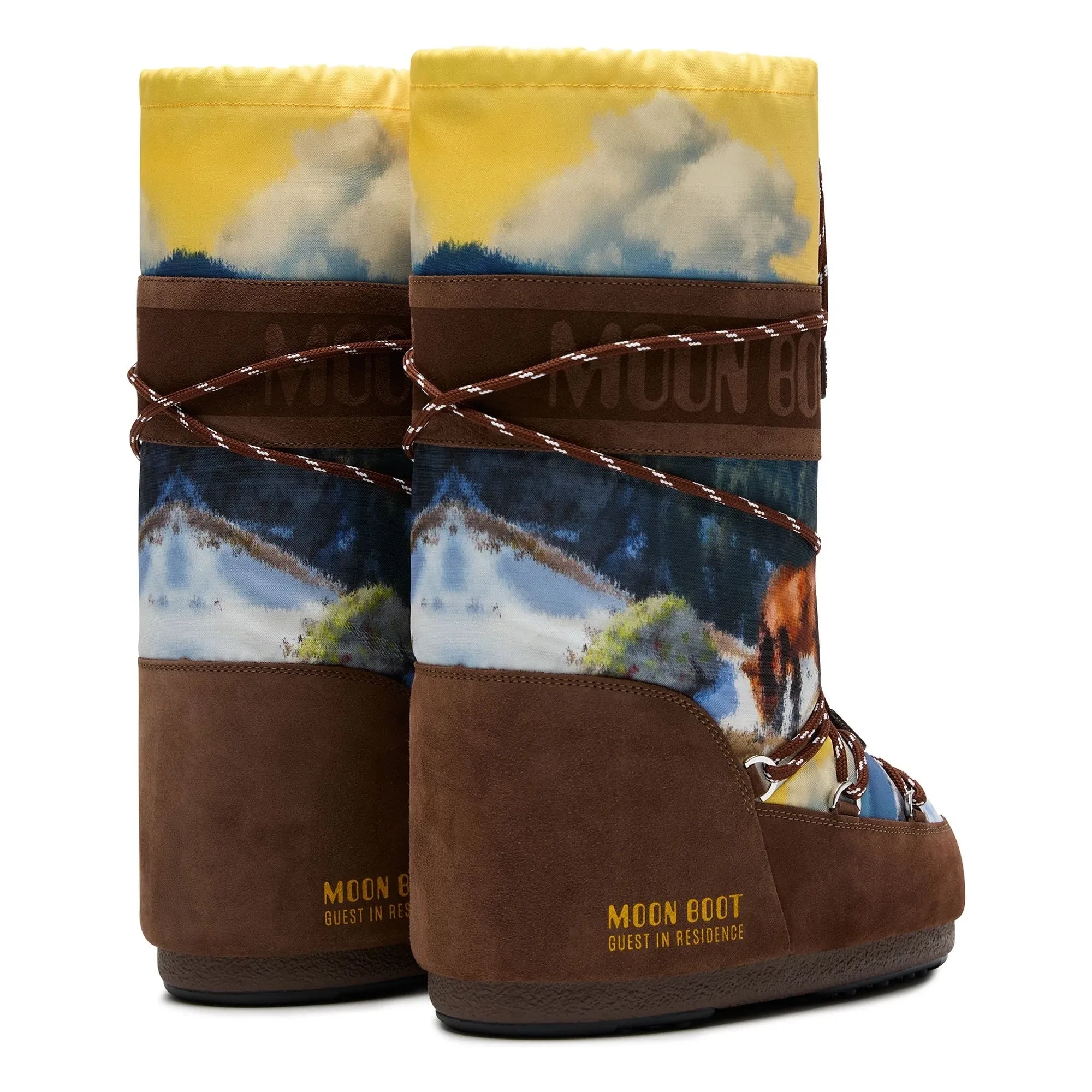 Moon Boot - MB x Guest in Residence Icon Postcard Stiefel | Chocolate