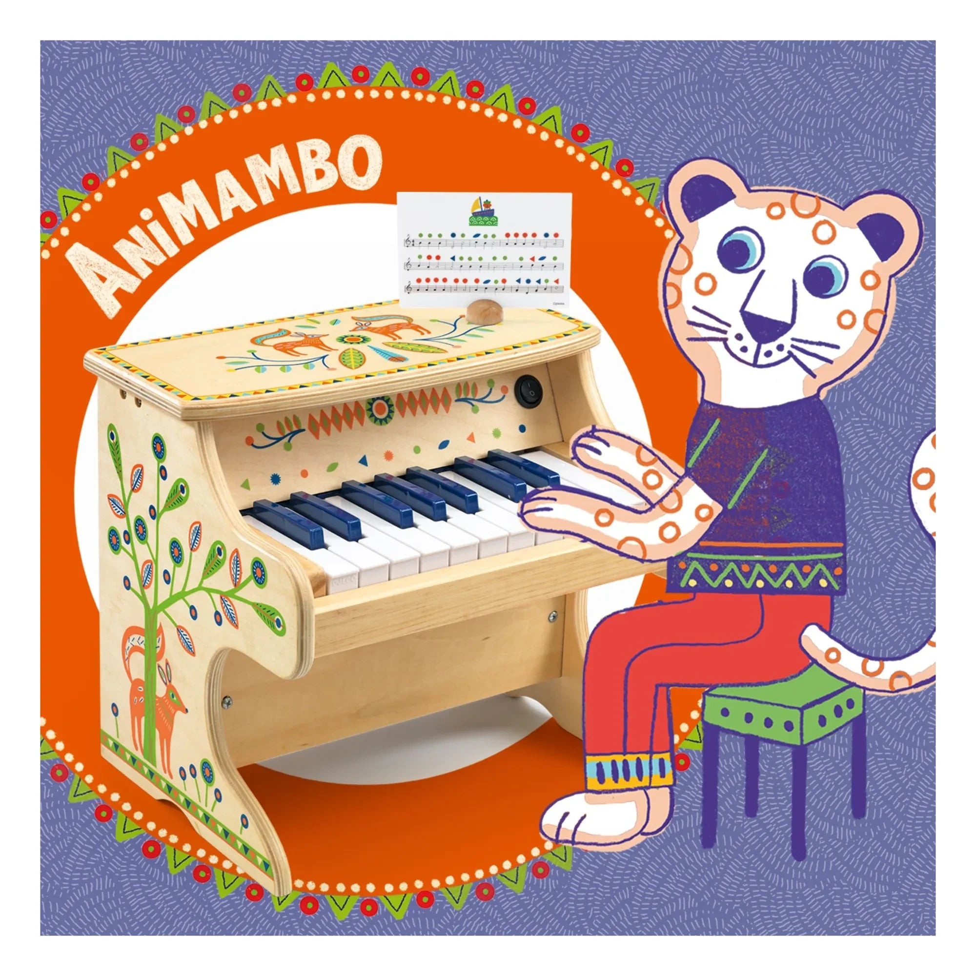 Djeco – Elektronisches Klavier mit 18 Tasten