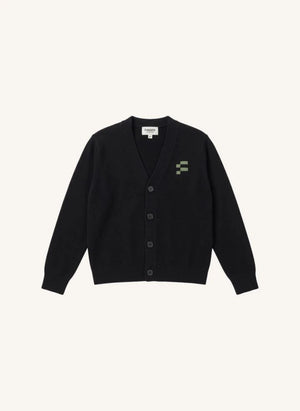 Finger in der Nase - Robin Merino Wolljacke | Schwarz