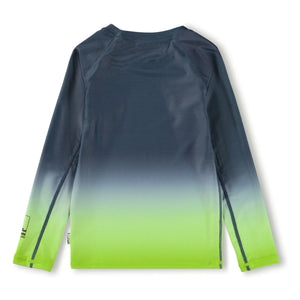 Molo - Neptune LS Anti-UV Gradient T-Shirt aus recycelten Fasern | Neon Grün
