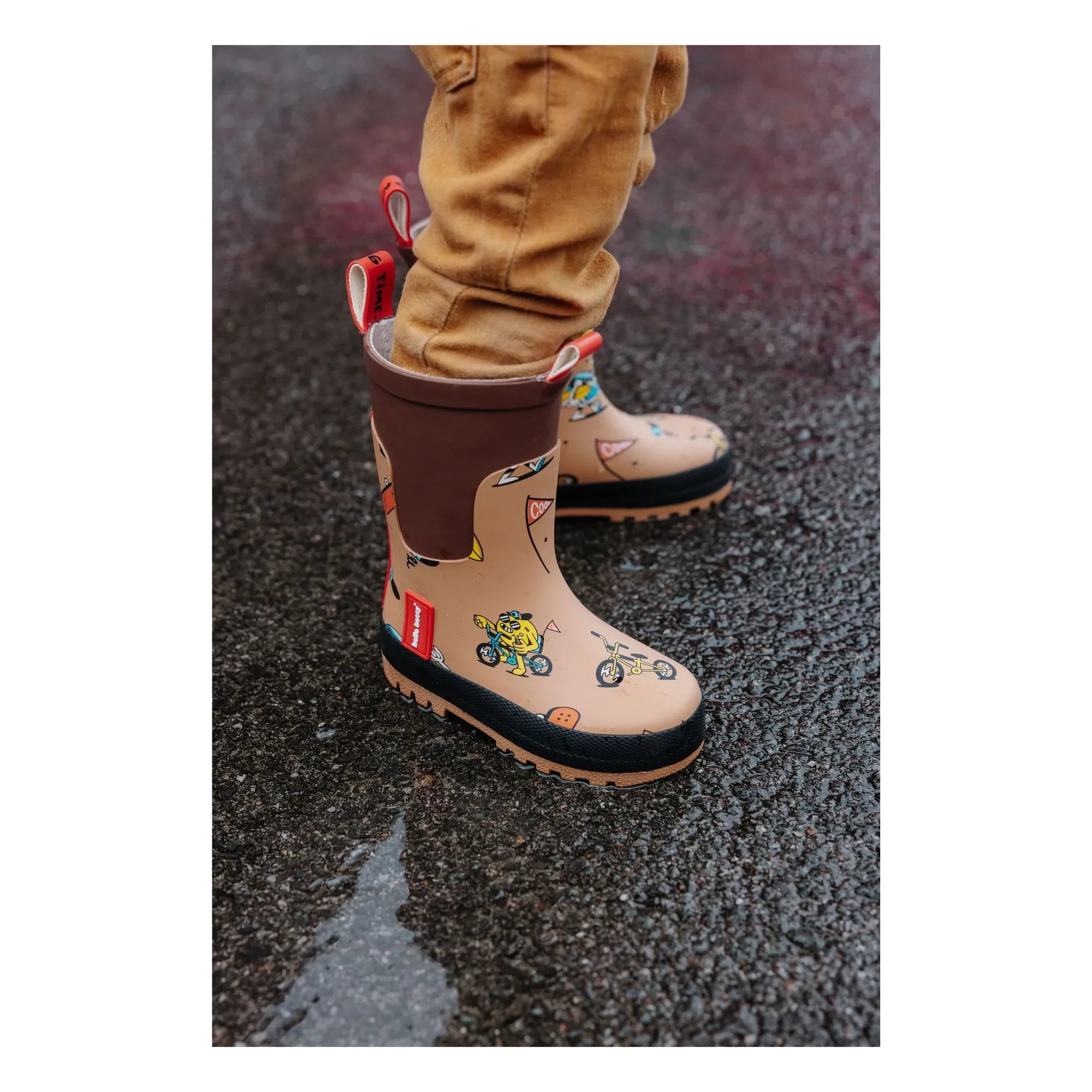 Hello Hossy - Mascots Ride Gummistiefel | Braun