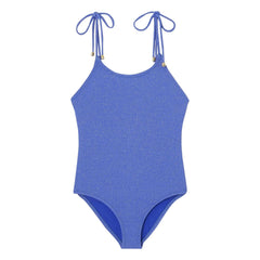 Lison Paris - Bahamas Metallic Einteiliger Badeanzug | Kobalt