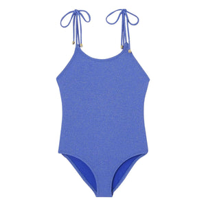 Lison Paris - Bahamas Metallic Einteiliger Badeanzug | Kobalt