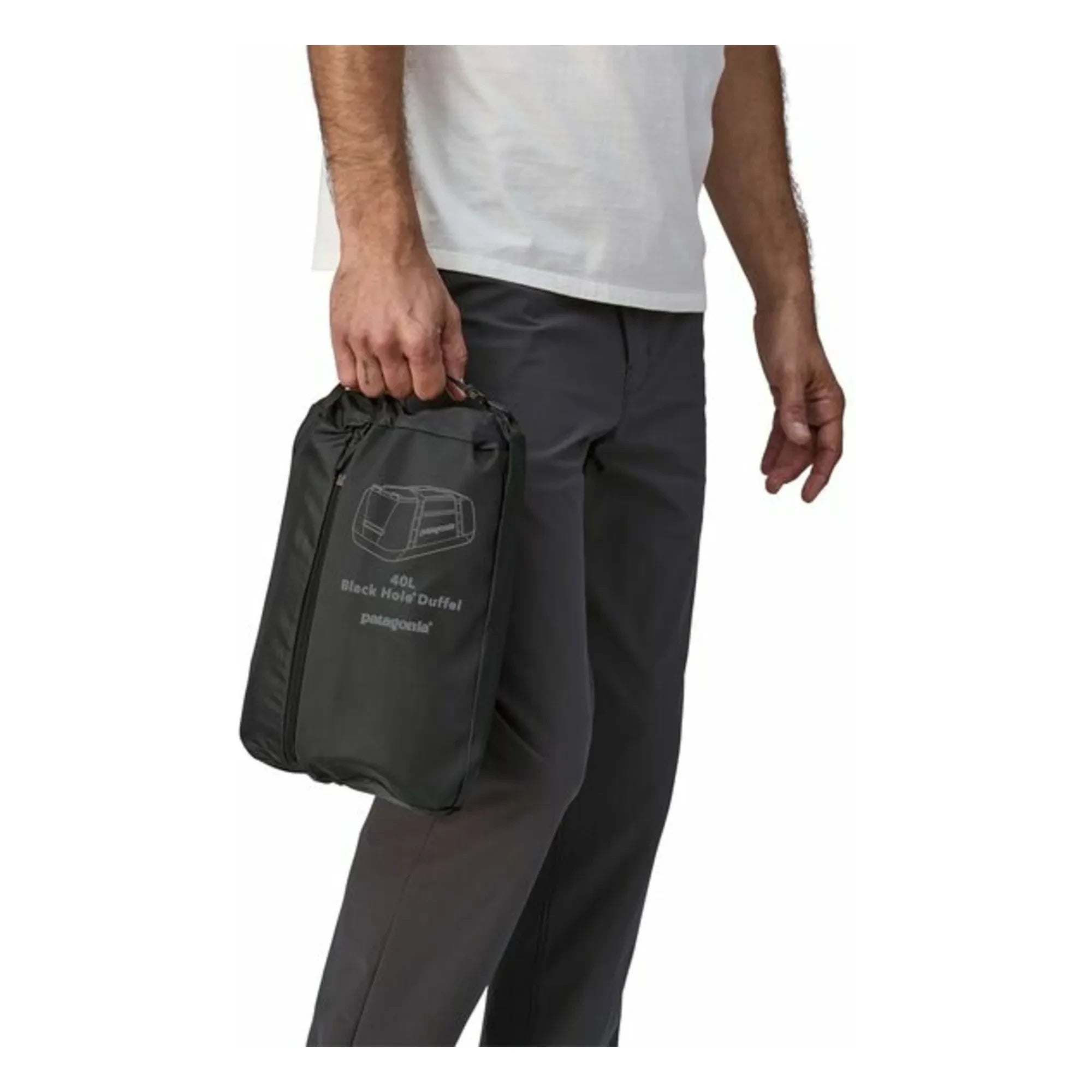 Patagonia - Black Hole Duffel 40L Rucksack aus recycelten Fasern | Schwarz