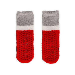 Legami - Kinder Weihnachts-Slipper Socken Kitty Santa - Perfekte Passform!