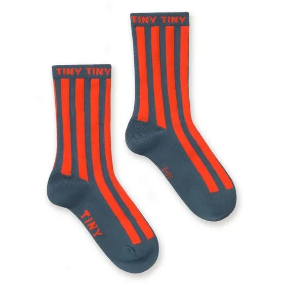 Tinycottons - Gestreifte Socken | Rot