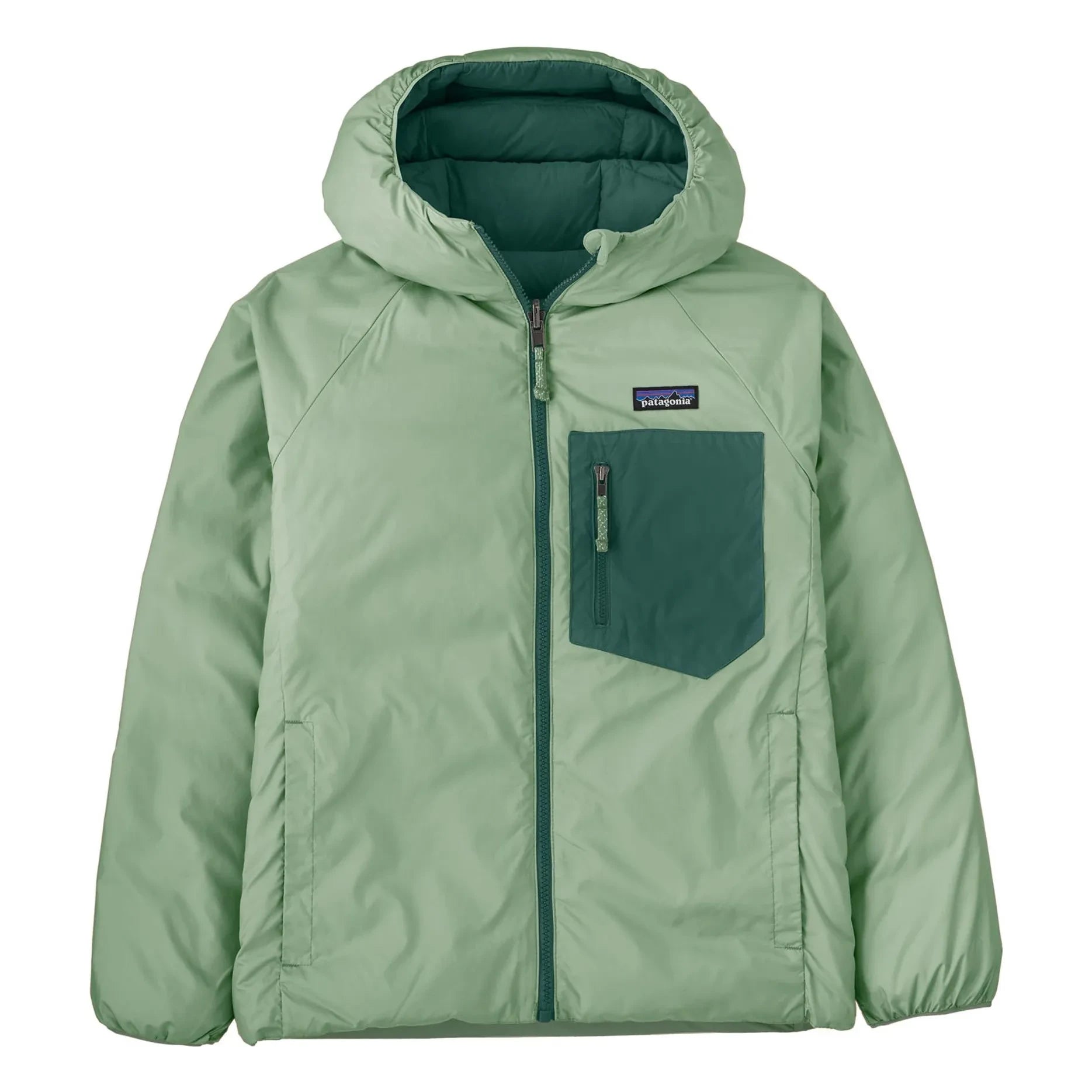 Patagonia - Wendbare Daunenjacke Recycelte Fasern | Hellgrün