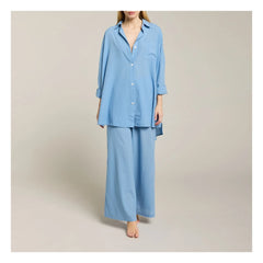 Maison Saint Julien - Cap Estel Voile de Coton Hose | Himmelblau