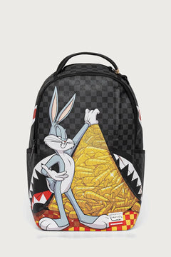 Sprayground - Looney Tunes Karottenmuster Schwarzer Rucksack 910B9177NSZ