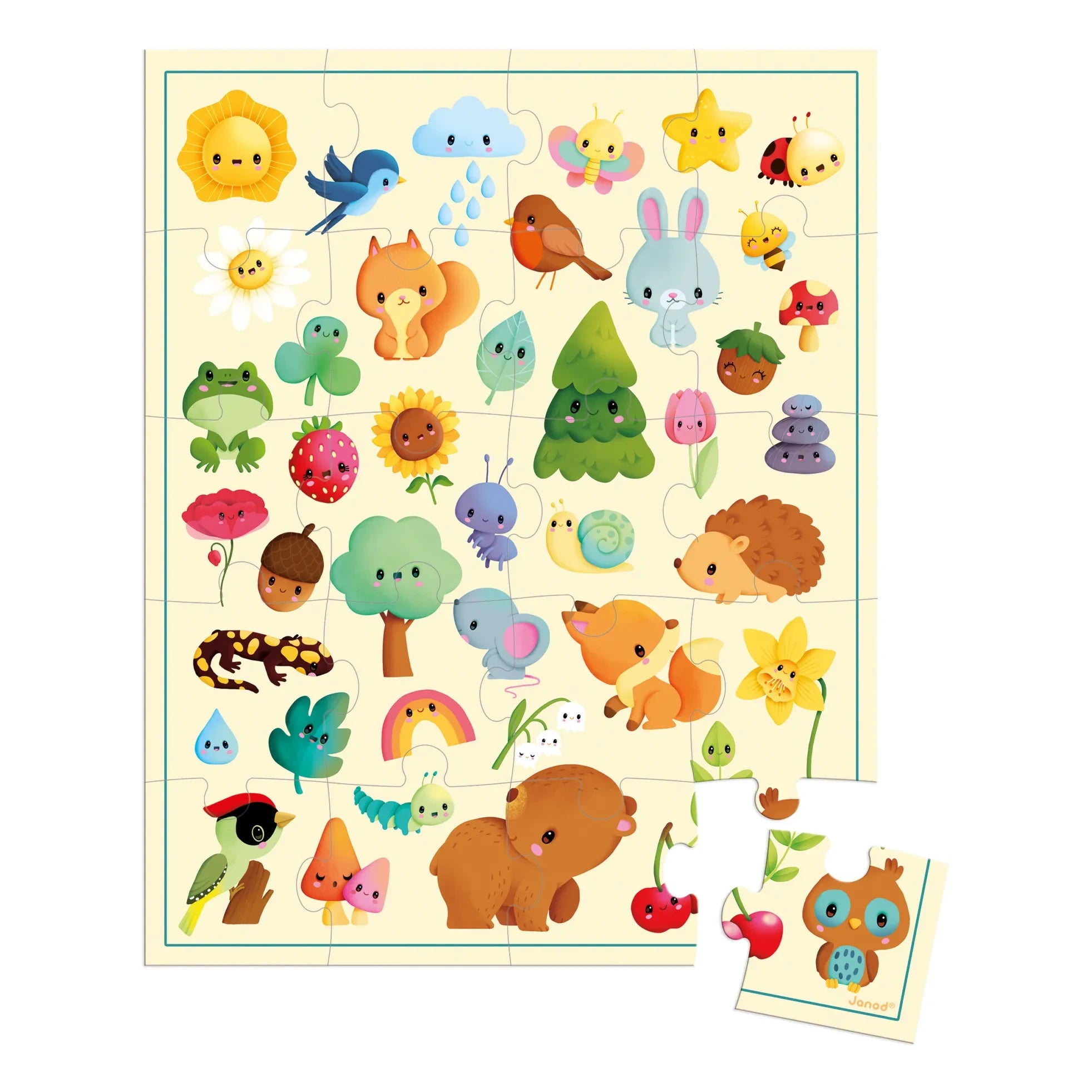 Janod - Natur-Puzzle - 20 Teile