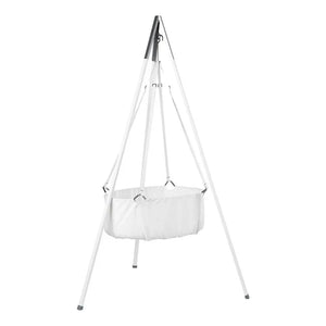 Leander - Babybett mit Gestell, 83 x 50 cm | Weiß