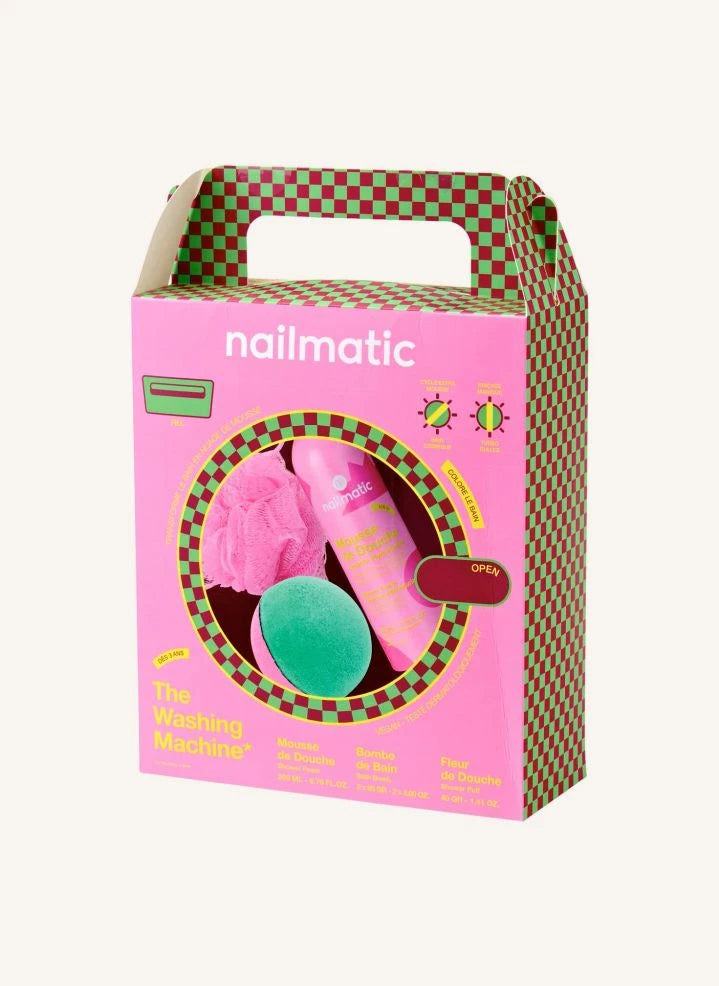 Nailmatic Kids - Waschmaschinen-Geschenkset | Rosa