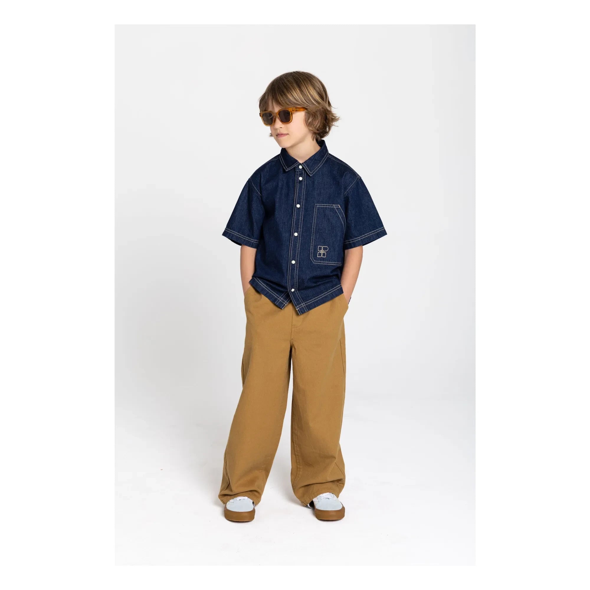 Hundred Pieces - Biggy Chino Hose | Braun