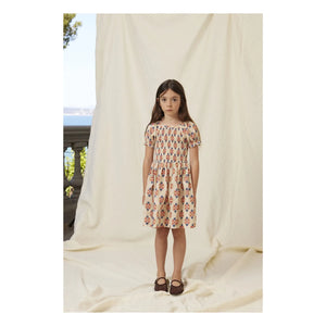 Bebe Organic - Kaia Gerafftes Kleid | Creme