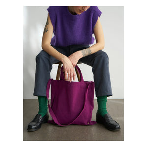 Das Sahnehäubchen – City Iona Tasche, Baumwoll-Canvas | Crimson