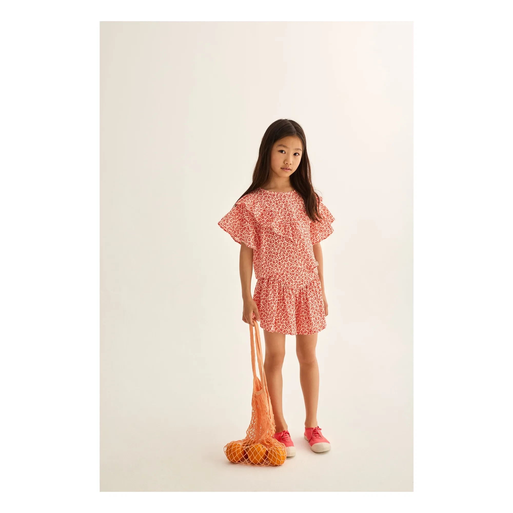 Cozmo - Dunal Leopard Bluse | Rot