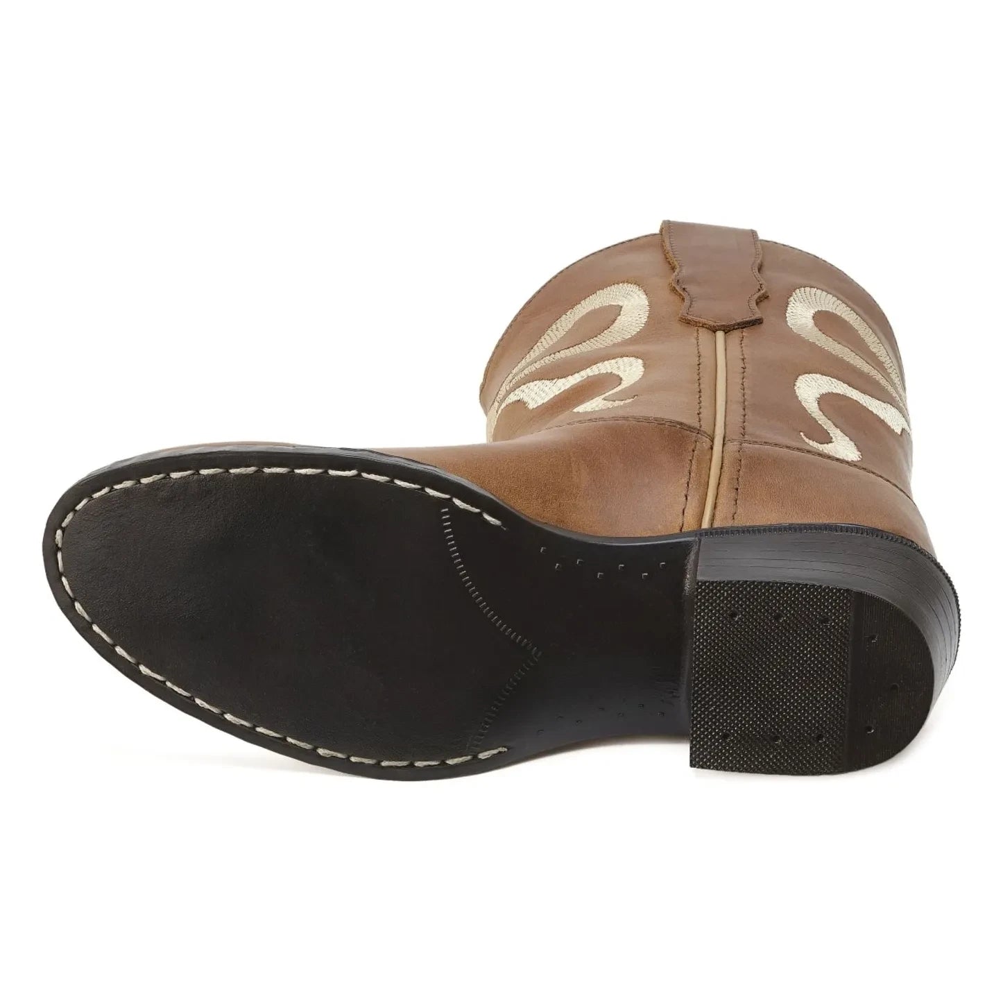Bootstock - Santiags Bow Leder | Braun